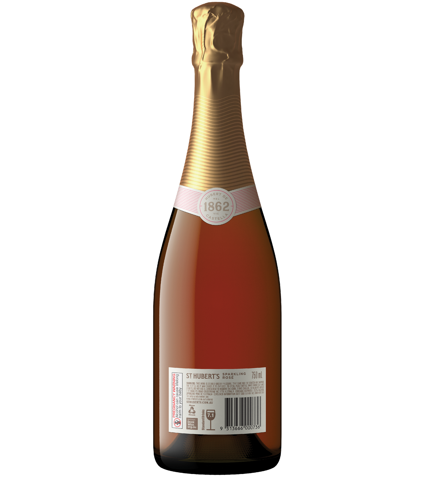 2016 St Huberts Sparkling Rose - Silver December Shipment
