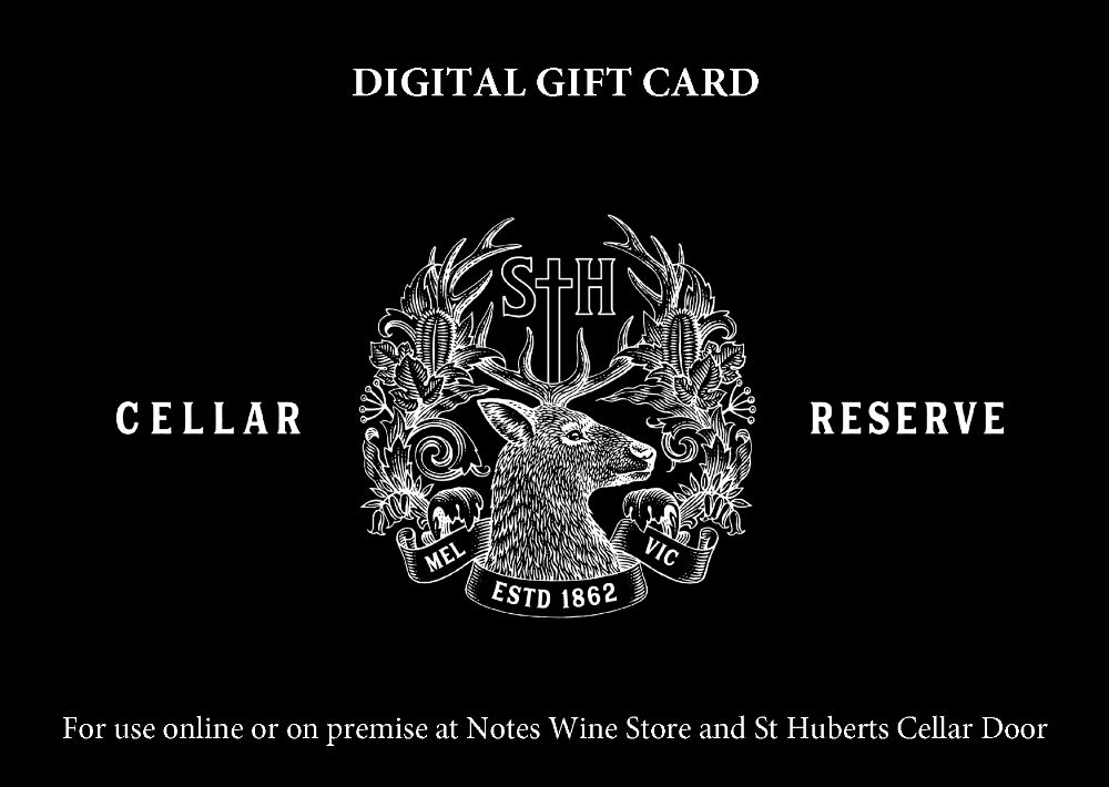 Notes Wine x St Huberts Cellar Door DIGITAL Gift Card