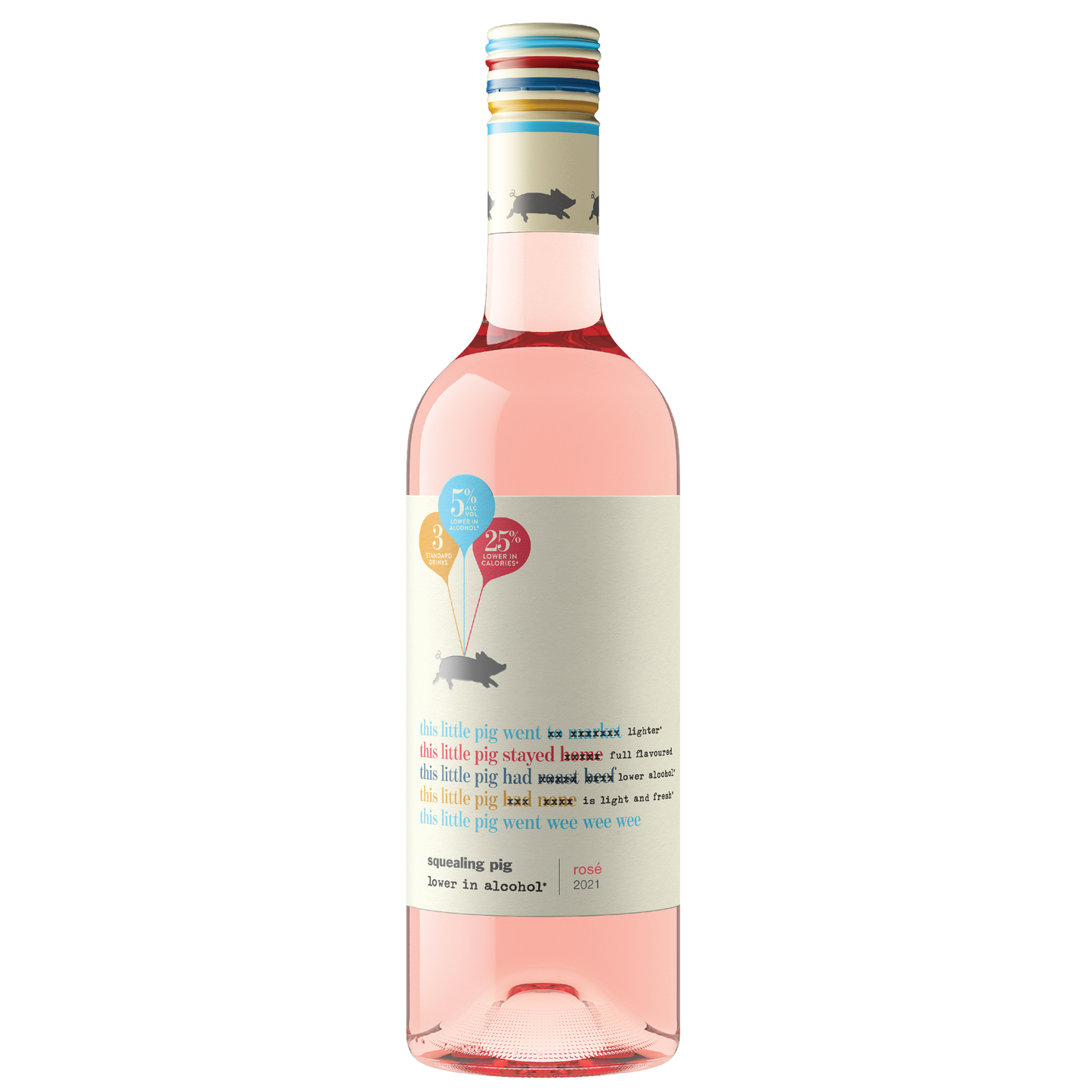 Squealing Pig Lower in Alcohol Rosé