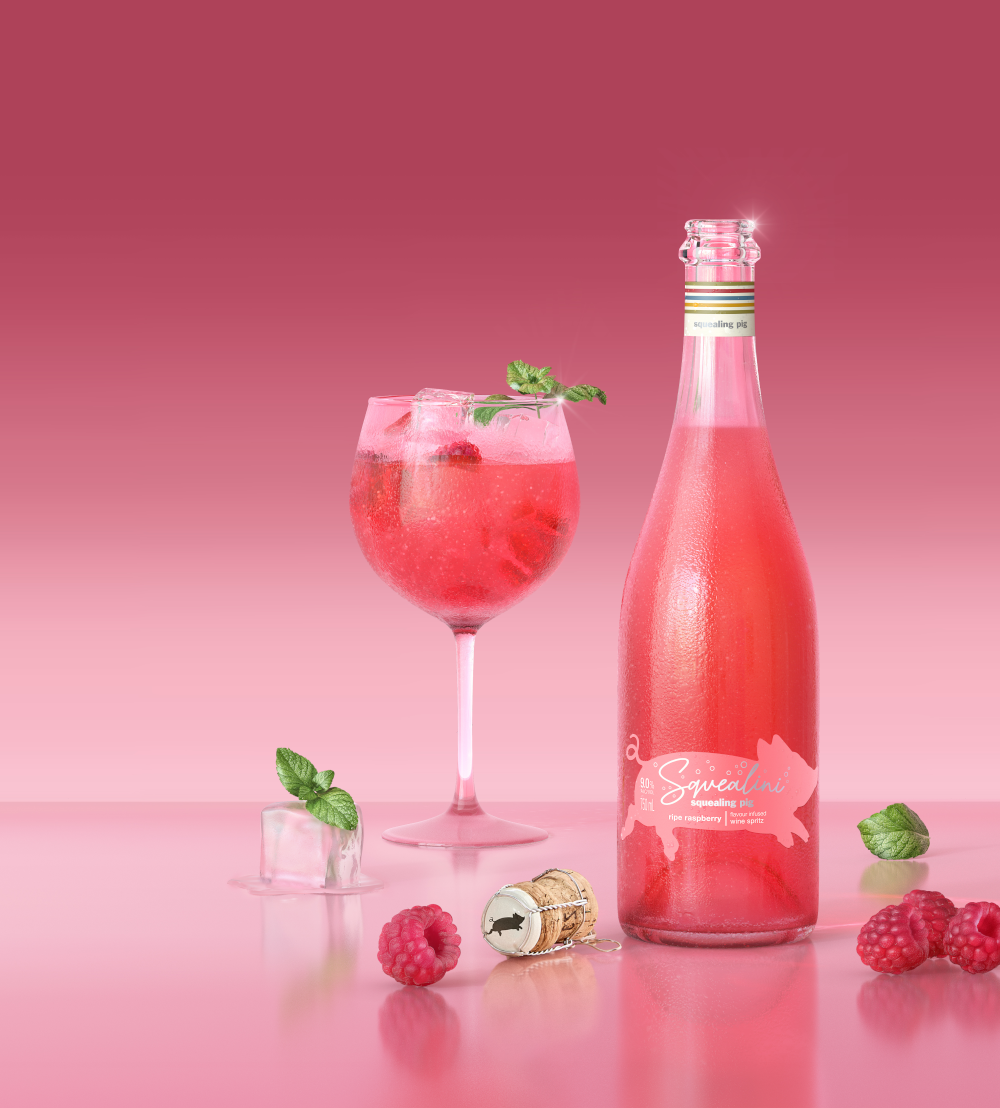 Squealing Pig Squealini Ripe Raspberry Spritz NV
