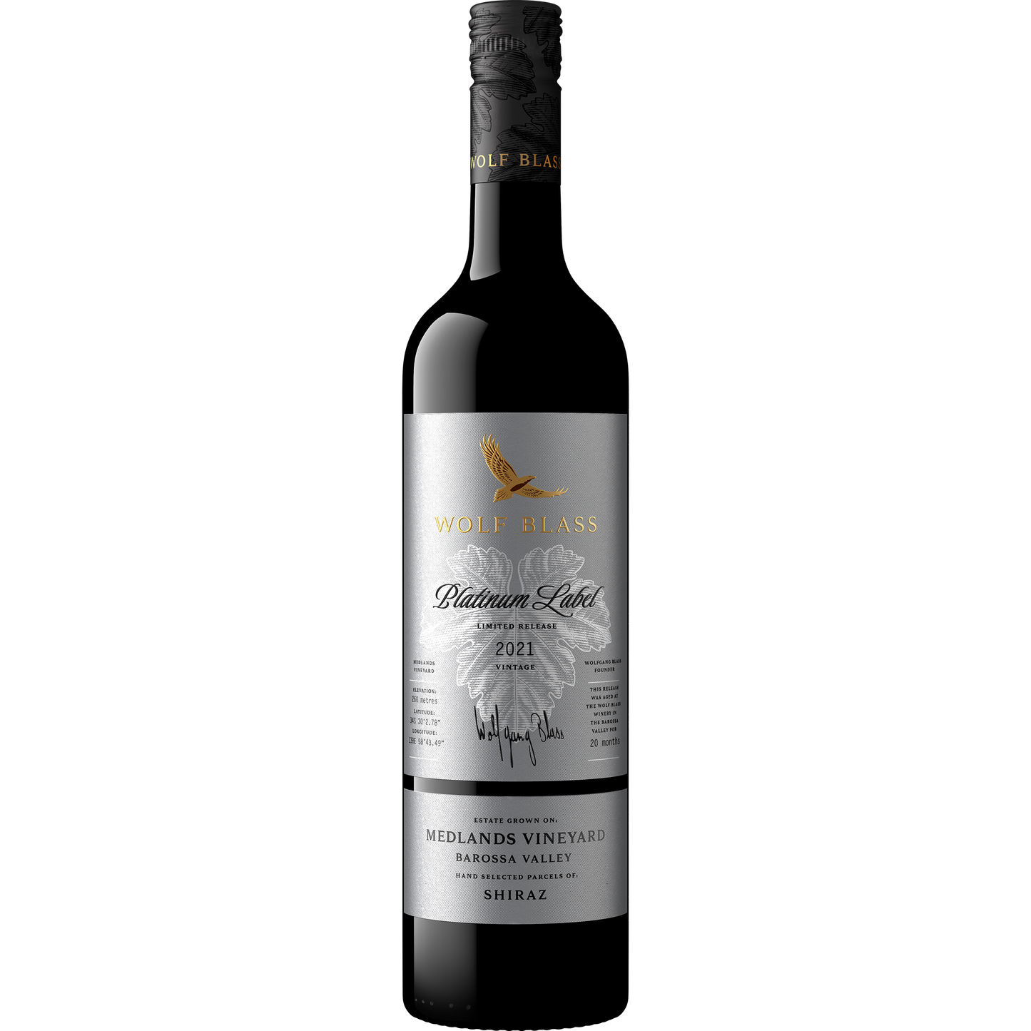 2021 Wolf Blass Platinum Label Barossa Valley Shiraz